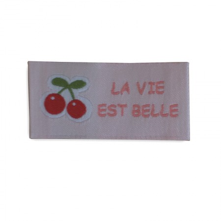 Étiquettes fantaisies - La vie est belle