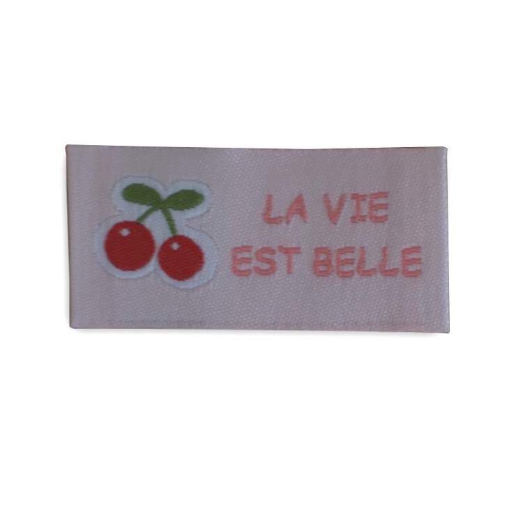 Étiquettes fantaisies - La vie est belle