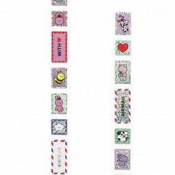 Mini autocollant holographique en rouleau