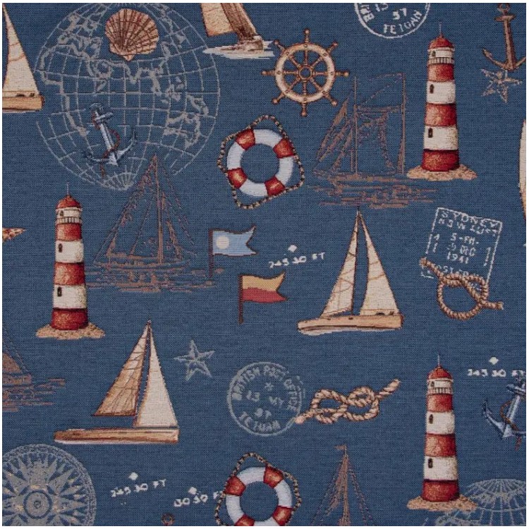 Tissu jacquard - Lighthouse