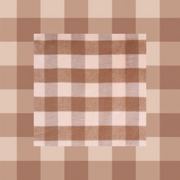 Art Gallery Fabrics - Highlands Flannel - Buffalo Plaid Mini Mocha