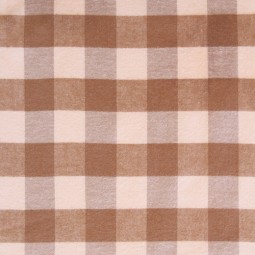 Art Gallery Fabrics - Highlands Flannel - Buffalo Plaid Mini Mocha