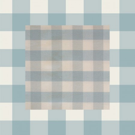 Art Gallery Fabrics - Highlands Flannel - Buffalo Plaid Mini clouds