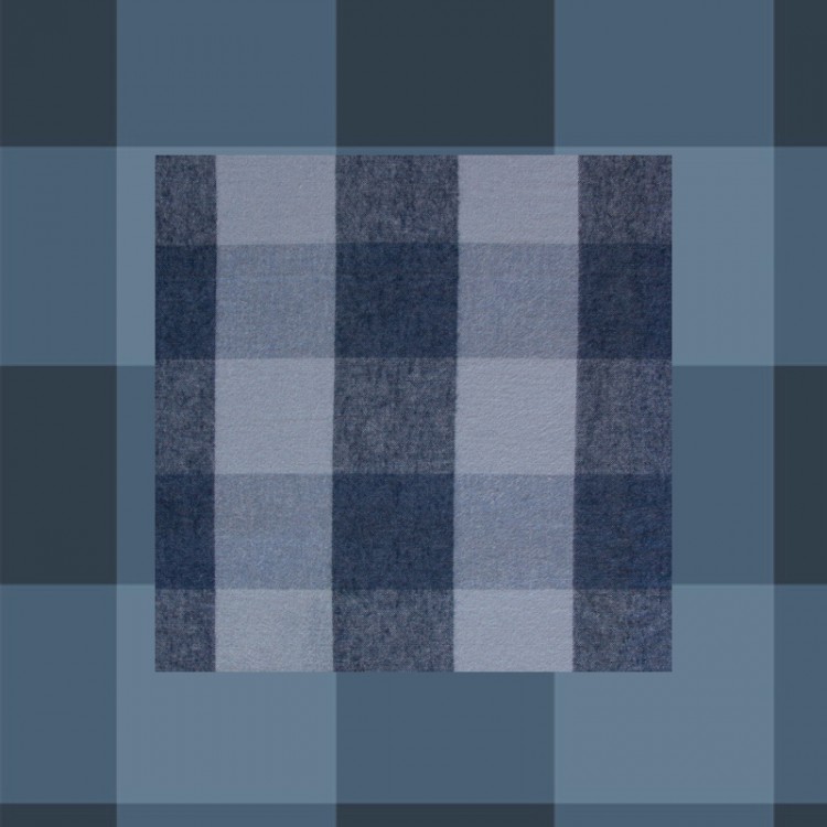 Art Gallery Fabrics - Highlands Flannel - Buffalo Plaid nightfall