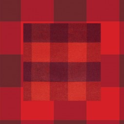 Art Gallery Fabrics - Highlands Flannel - Buffalo Plaid fireplace
