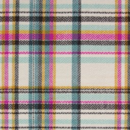 Art Gallery Fabrics - Highlands Flannel - Sketch Plaid Tealberry