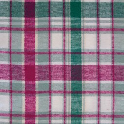 Art Gallery Fabrics - Highlands Flannel - Chevron Plaid Eucalyptus