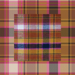 Art Gallery Fabrics - Highlands Flannel - Chevron Plaid Toffee