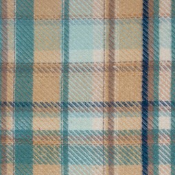 Art Gallery Fabrics - Highlands Flannel - Royal Plaid Horizon