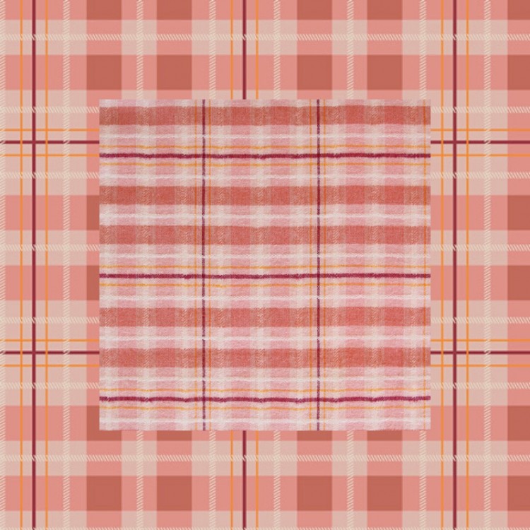 Art Gallery Fabrics - Highlands Flannel - Check Plaid Primrose