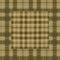 Art Gallery Fabrics - Highlands Flannel - Check Plaid Olive Jam