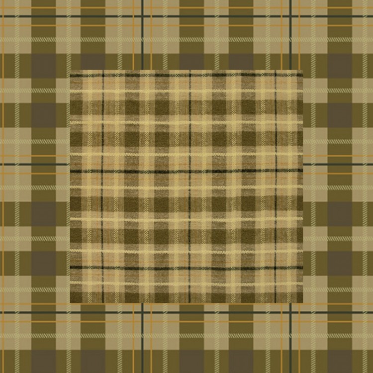 Art Gallery Fabrics - Highlands Flannel - Check Plaid Olive Jam