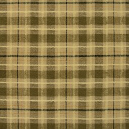 Art Gallery Fabrics - Highlands Flannel - Check Plaid Olive Jam