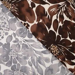 Tissu satin viscose - Florentin