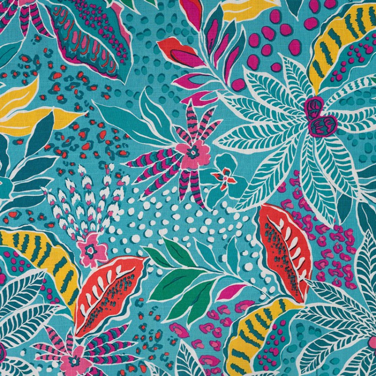 Tissu rayonne - Lorette bleu