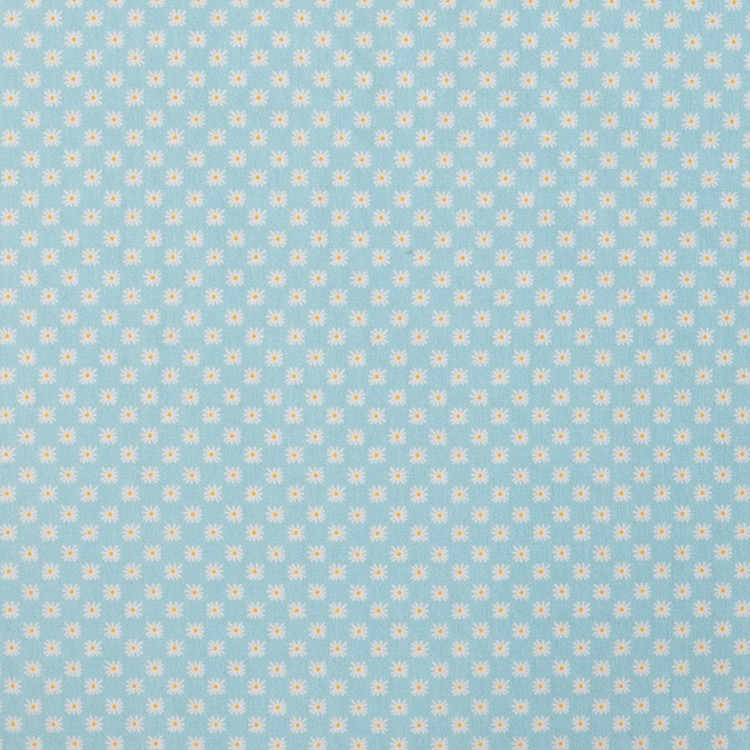 Tissu jersey - Daisy dusty blue