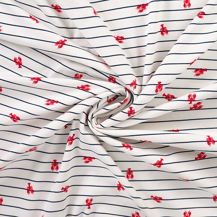 Tissu jersey - Lobster navy