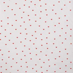 Tissu jersey - Hearts écru