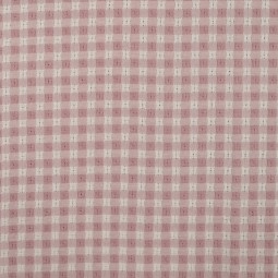 Tissu coton ajouré - Jaylin dusty rose