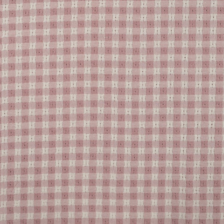 Tissu coton ajouré - Jaylin dusty rose