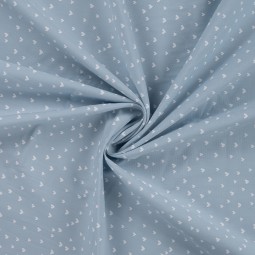 Tissu coton - Mini heart blue