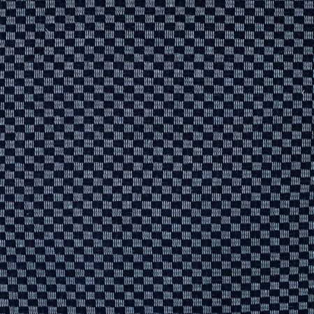 Tissu denim - Jacquard damier