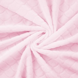 Tissu polaire doudou - Mermaid poudre