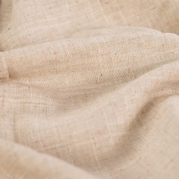 Tissu viscose lin - Naturel