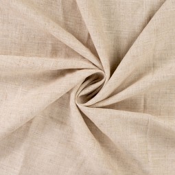 Tissu viscose lin - Naturel