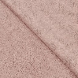 Tissu éponge bambou - Dusty rose