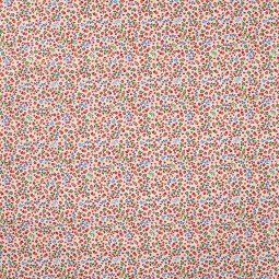 Tissu voile de coton - Noémie rouge