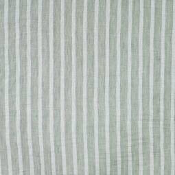 Tissu polyester - Rayure vert