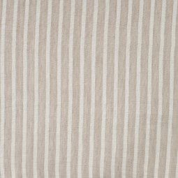 Tissu polyester - Rayure naturelle