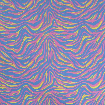 Tissu voile de coton - Zebra yellow