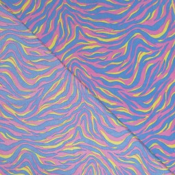 Tissu voile de coton - Zebra yellow