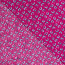 Tissu voile de coton - Mumbai rose