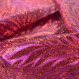 Tissu brocart - Pink lady