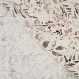 Tissu viscose lin - Isabelle kaki