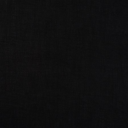 Tissu lin lavé - Noir