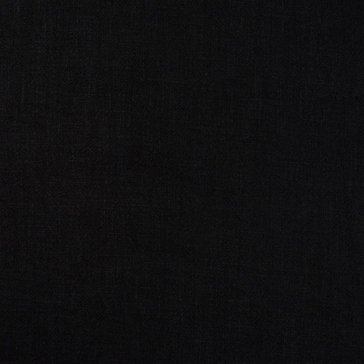 Tissu lin lavé - Noir