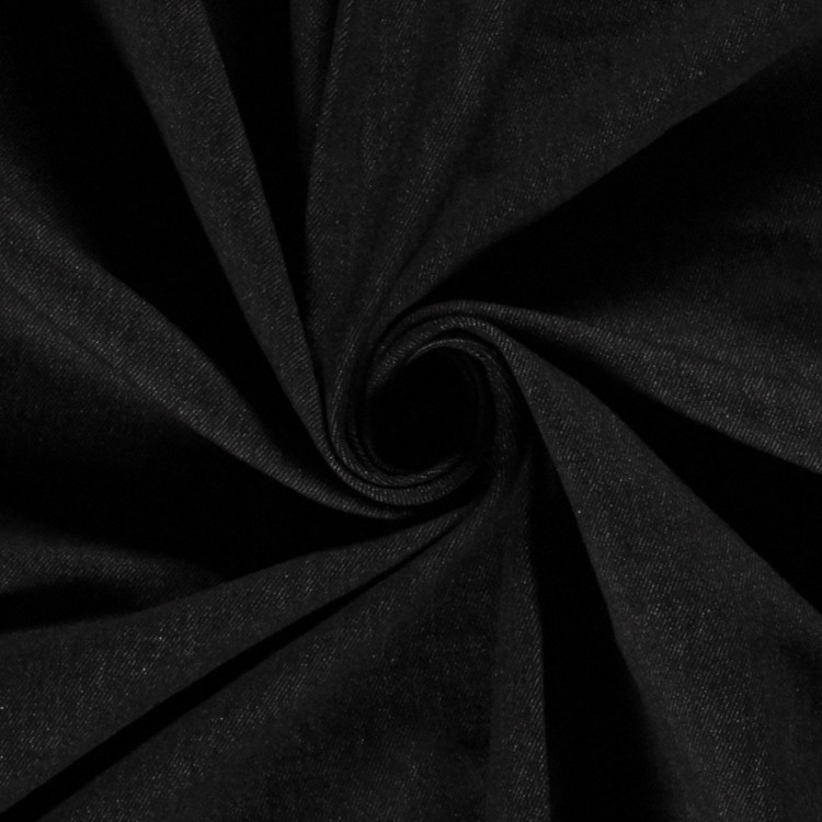 Tissu gabardine - Jean noir