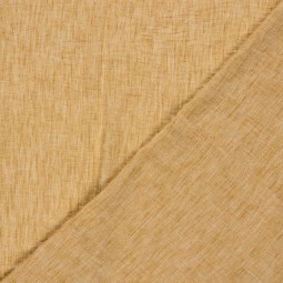 Tissu Polyester - Esprit chambray ocre