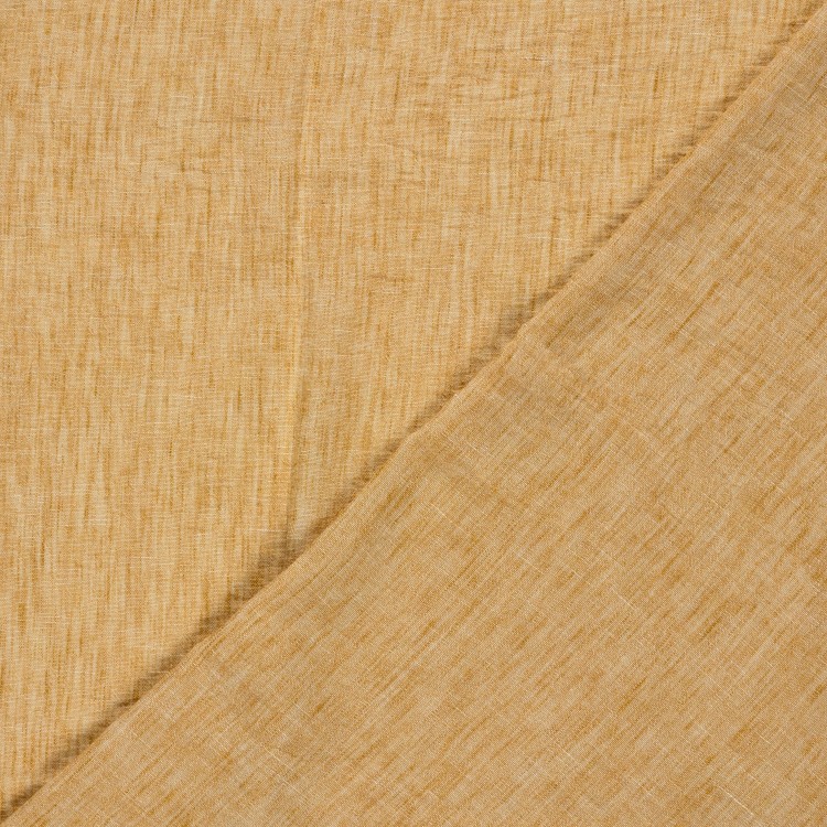 Tissu Polyester - Esprit chambray ocre
