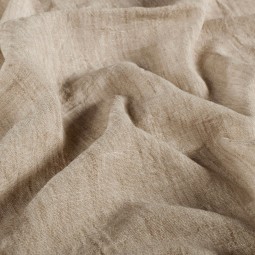 Tissu Polyester - Esprit chambray camel