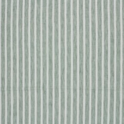 Tissu Polyester - Esprit chambray rayure vert