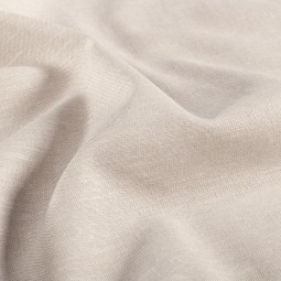 Tissu lin et coton - Chambray beige
