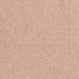 Tissu lin et coton - Chambray rayures brique