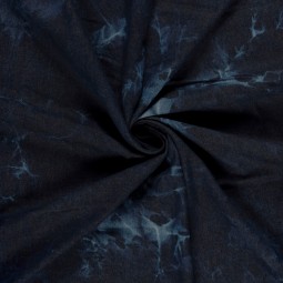 Tissu jeans - Denim tie and dye