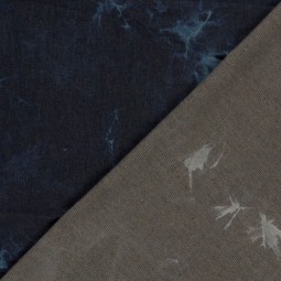 Tissu jeans - Denim tie and dye