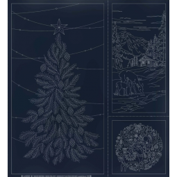 Kit de broderie sashiko - Season's greetings 2